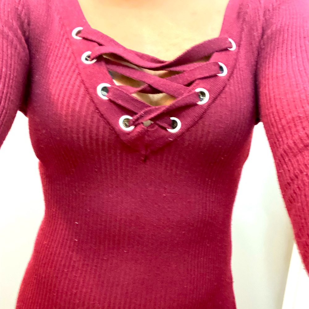 Red wine dress